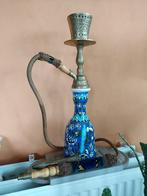 Turkse waterpijp shisha handgemaakt keramiek, koper 47,5 cm, Verzamelen, Ophalen, Zo goed als nieuw, (Water)pijp