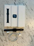 Apple Watch 9 41mm + toebehoren, Zwart, IOS, Ophalen of Verzenden, Zo goed als nieuw