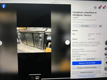 Divers matériaux horeca beschikbaar voor biedingen