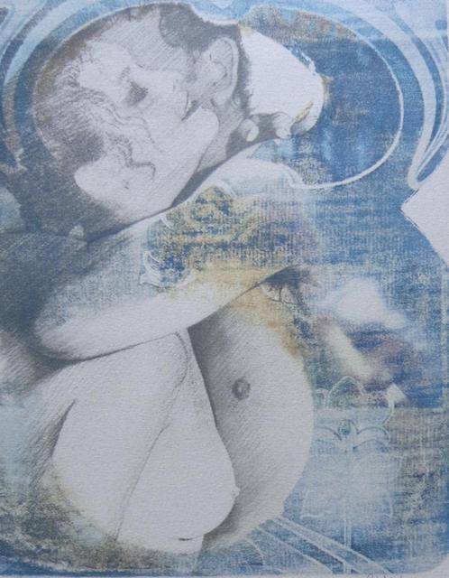 POL MARA / KOPPEL / KLEURLITHO / 34x25cm / SIG, Antiek en Kunst, Kunst | Litho's en Zeefdrukken, Ophalen of Verzenden