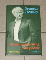 Seamus Heaney - De genoegdoening van poëzie  (gesigneerd), Boeken, Gedichten en Poëzie, Ophalen of Verzenden, Gelezen, Eén auteur