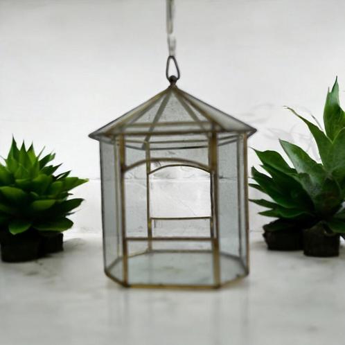 Vintage mini serre / etagere / mini vitrine, Antiek en Kunst, Curiosa en Brocante, Ophalen of Verzenden