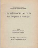 Edmée Hatinguais, Les méthodes actives dans l'enseignement, Livres, Comme neuf, Edmée Hatinguais, Enlèvement ou Envoi