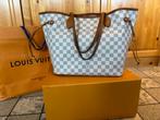 Louis vuitton neverfull damier azur, Handtassen en Accessoires, Tassen | Damestassen, Ophalen, Zo goed als nieuw, Handtas