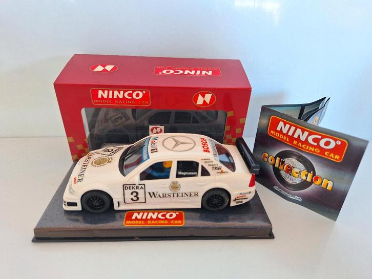 Ninco AMG Mercedes C-Klasse ""Warsteiner"50157 Met Catalogus, Kinderen en Baby's, Speelgoed | Racebanen, Nieuw, Racebaan, Elektrisch