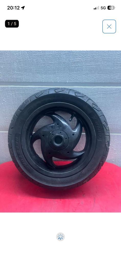 Gilera Runner 125/180 - SD Achtervelg met band, Fietsen en Brommers, Brommeronderdelen | Algemeen, Zo goed als nieuw, Blok, Verzenden