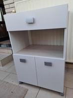 keukenkastje op wielen (88x60x40) - ideaal voor studenten, Huis en Inrichting, Keuken | Keukenelementen, Ophalen, Wit, 50 tot 100 cm