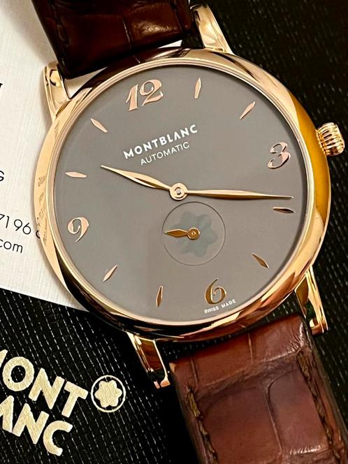 MONTBLANC  Star Automatic Meisterstück 18K GOLD 39mm 107075, Handtassen en Accessoires, Horloges | Heren, Zo goed als nieuw, Polshorloge