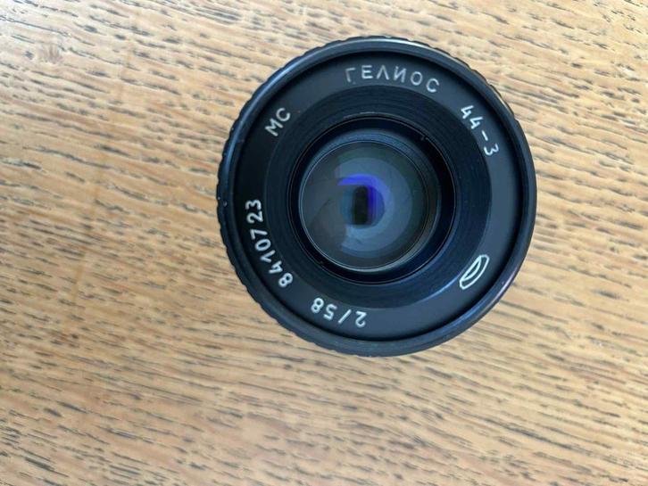 Objectif Helios 44-3 58mm f/2, Audio, Tv en Foto, Fotocamera's Analoog, Gebruikt, Spiegelreflex, Overige Merken, Ophalen of Verzenden