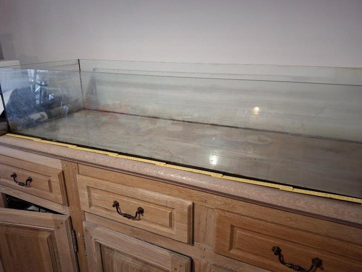 Groot Schilpad aquarium, Dieren en Toebehoren, Vissen | Aquaria en Toebehoren, Gebruikt, Leeg aquarium, Ophalen