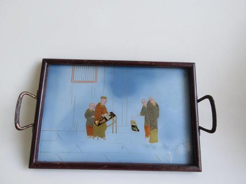 Vintage Art Deco dienblad Chinoiserie 1920-30, Antiek en Kunst, Curiosa en Brocante, Ophalen of Verzenden