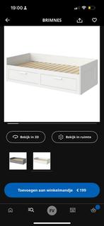 Brimnes uitschuifbaar bed inclusief 2 matrassen, Ophalen, Zo goed als nieuw