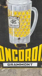 Emaille bord Helles Concordia., Verzamelen, Ophalen, Gebruikt, Reclamebord