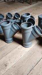 PVC hulpstukken voor afvoerbuizen, Doe-het-zelf en Bouw, Ophalen, Gebruikt, PVC, Afvoer
