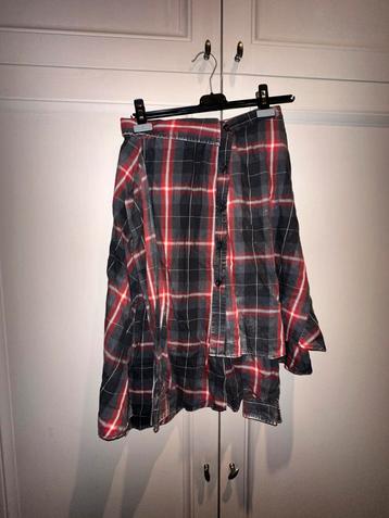 ZARA Shirt Skirt.Ruitjesrok.Maat M.Nieuw met kaartjes beschikbaar voor biedingen