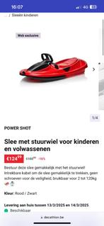 Duo slede, Ophalen, Rem, Gebruikt, Kunststof