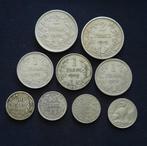 Lot Leopold II type „Vinçotte”, Ophalen of Verzenden, Zilver