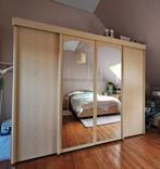 Slaapkamer,  kleerkast + bed., Huis en Inrichting, Ophalen, Gebruikt, 200 cm of meer, 200 cm of meer