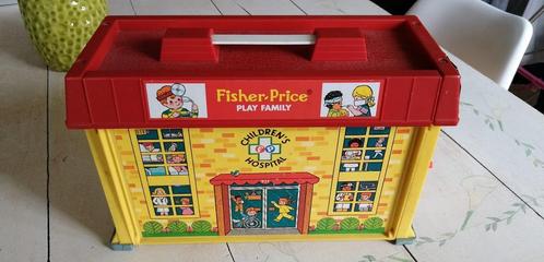 Fisher Price 1976 Play Family Children's Hospital, Kinderen en Baby's, Speelgoed | Fisher-Price, Gebruikt, Speelset, Ophalen