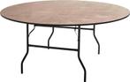 Tafel rond 1m80 plooibaar, Huis en Inrichting, Ophalen of Verzenden, Rond