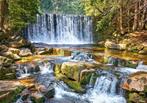 2000 stukjes puzzel „Forest Waterfall” (100 x 70 cm), Hobby en Vrije tijd, Denksport en Puzzels, Ophalen of Verzenden, Meer dan 1500 stukjes