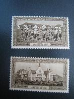 Oude retro sluitzegel van Bredene West-Vlaanderen x 2, Verzenden