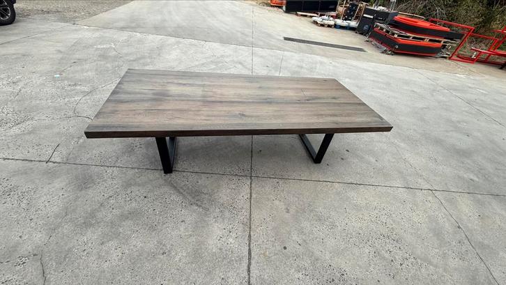 Kersenhouten tafel, Huis en Inrichting, Tafels | Salontafels, Gebruikt, 75 cm of meer, 100 tot 150 cm, 200 cm of meer, Rechthoekig