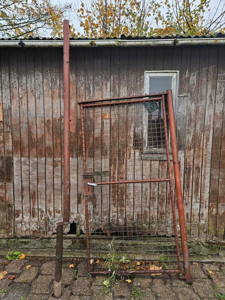 Stevig metalen tuinhekken, Tuin en Terras, Tuinhekken en Hekwerk, Gebruikt, Tuinhek, IJzer, Ophalen