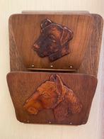 houten wanddecoratie voor kranten, Ophalen, Gebruikt