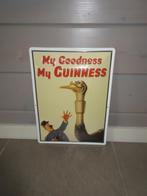 Guinness reclame reliëf bordje, Verzamelen, Reclamebord, Gebruikt, Ophalen of Verzenden