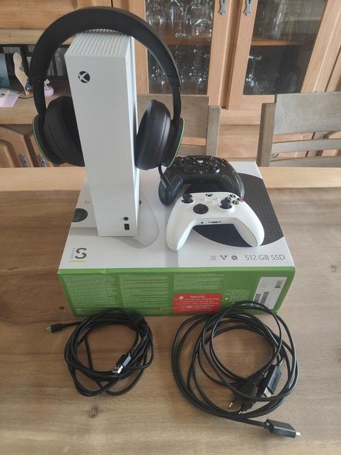 Xbox Series S 512GB SSD - Complete set!, Games en Spelcomputers, Spelcomputers | Xbox One, Zo goed als nieuw, Ophalen of Verzenden