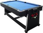 7ft - 4in1 Multi Game Tafel - Biljarttafel - Airhockey - Taf, Sport en Fitness, Ophalen of Verzenden, Nieuw, Biljarttafel