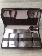 Vintage toilettas heren jaren 60, Handtassen en Accessoires, Toilettassen, Ophalen of Verzenden, Nieuw, Bruin, Heer