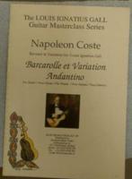 NAPOLEON COSTE The Louis Ingatius Gall, guitar Masterclass, Musique & Instruments, Partitions, Comme neuf, Guitare, Enlèvement ou Envoi