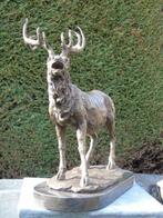grand cerf en bronze signé , BARYE , ( le brame ), Enlèvement ou Envoi, Bronze