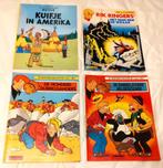 Lot van 4 strips (Kuifje, Rik Ringers, Chick Bill), Meerdere stripboeken, Ophalen of Verzenden, Zo goed als nieuw