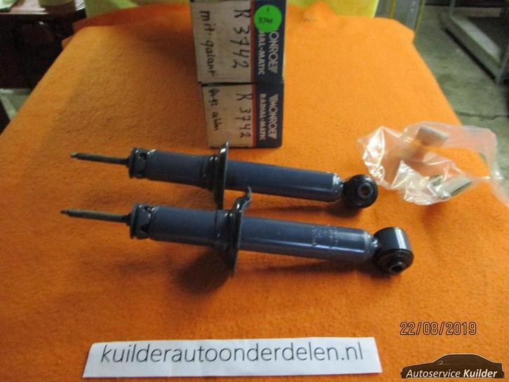Set schokdempers achterzijde Mitsubishi Galant 84-93 Monroe, Auto-onderdelen, Ophanging en Onderstel, Mitsubishi, Nieuw, Ophalen of Verzenden