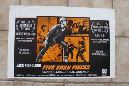 filmaffiche Jack Nicholson Five Easy Pieces filmposter, Verzamelen, Posters, Zo goed als nieuw, Film en Tv, A1 t/m A3, Rechthoekig Liggend