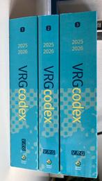 VRG codex 1, 2 en 3 2025, Boeken, Studieboeken en Cursussen, Ophalen, Nieuw, Hoger Onderwijs