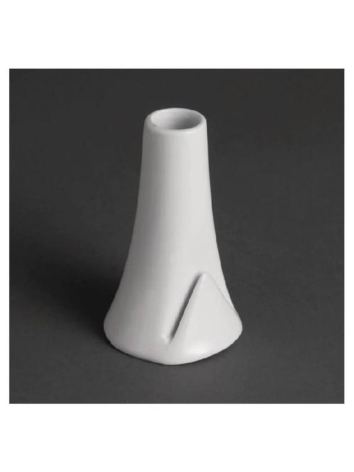 NEUF 23 vases blanc porcelaine fente porte carte menu Horeca, Maison & Meubles, Accessoires pour la Maison | Vases, Neuf, Blanc
