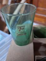6 groene 7Up glazen, Verzamelen, Ophalen of Verzenden, Nieuw