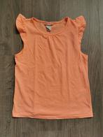 Fluo-oranje top H&M - maat 122, Kinderen en Baby's, Kinderkleding | Maat 122, Gebruikt, Meisje, Ophalen of Verzenden, Shirt of Longsleeve