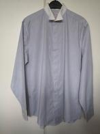Chemise de cérémonie rayée blanc/bleu taille 39, Comme neuf, Bleu, Enlèvement ou Envoi