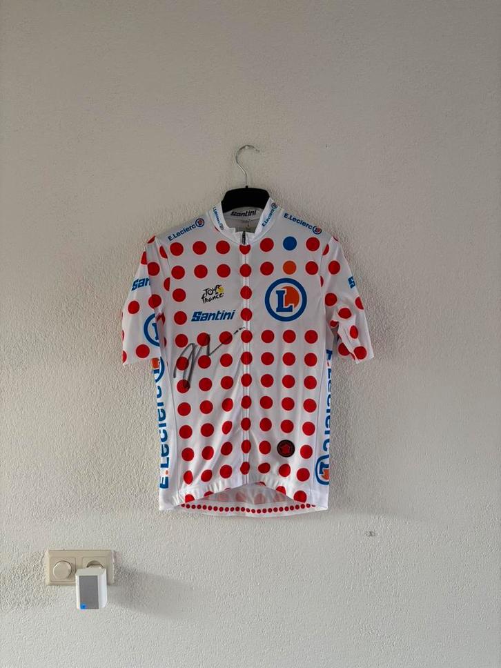 Gesigneerd Jonas Abrahamsen bollentrui, Sport en Fitness, Wielrennen, Zo goed als nieuw, Ophalen of Verzenden