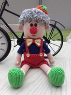 Clown Nokkli ( handwerk - amigurumi), Ophalen of Verzenden, Nieuw