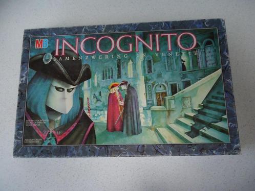 Vintage "Incognito" Van MB., Hobby en Vrije tijd, Gezelschapsspellen | Bordspellen, Gebruikt, Een of twee spelers, Drie of vier spelers