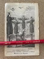 HEILIGVERKLARING 26 MARTELAARS van Japon dd 8/7/1862 !!, Verzamelen, Bidprentjes en Rouwkaarten, Ophalen of Verzenden, Bidprentje