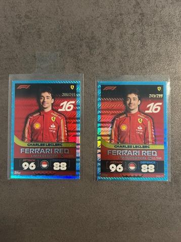 Charles Leclerc - Mega Tin Exclusive (Cyan Parallel) beschikbaar voor biedingen