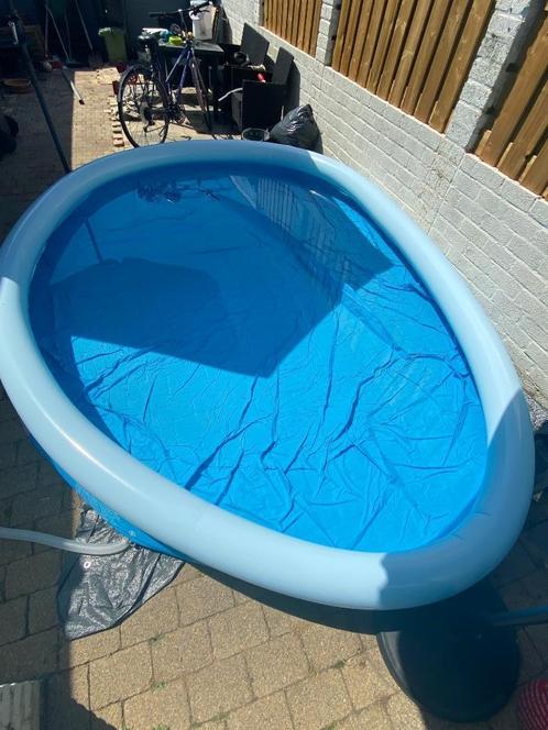 Zwembad, Tuin en Terras, Zwembaden, Zo goed als nieuw, Opblaaszwembad, Rond, Ophalen