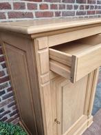 Eiken halkast/bijzetkastje, Huis en Inrichting, Ophalen, Met deur(en), 100 tot 150 cm, Eikenhout